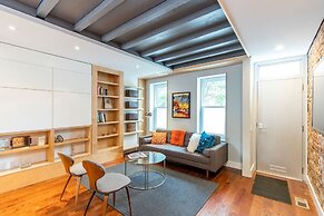 Modern European Home - Garden Patio w/ Firepit