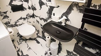 Black & White Apartment by Wenceslas Sq.