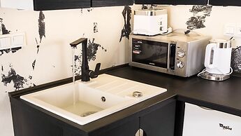 Black & White Apartment by Wenceslas Sq.