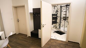 Black & White Apartment by Wenceslas Sq.