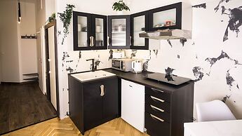 Black & White Apartment by Wenceslas Sq.