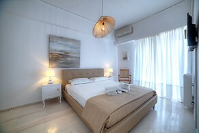 L' apartment blanc dans le centre de Glyfada