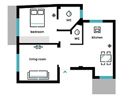UPSTREET Delightful 1BD Apt in Plaka