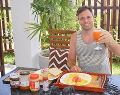 Sunset view beach hotel