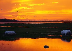 Sunset view beach hotel