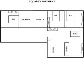 Square Apartment - LoftAffair