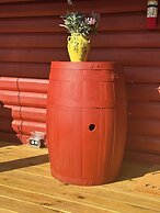 Log Cabin in the Field