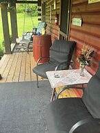 Log Cabin in the Field