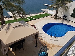 Luxury villa with private pier