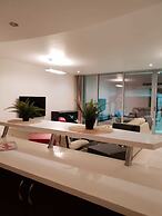 Luxury villa with private pier