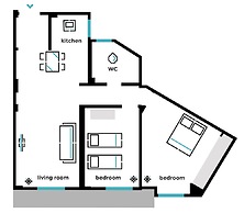 UPSTREET Charming & Comfy 2BD Apt-Acropolis