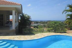 Hilltop Ocean View Villa w/ Large Pool Walking to Strip and Sosua Beac