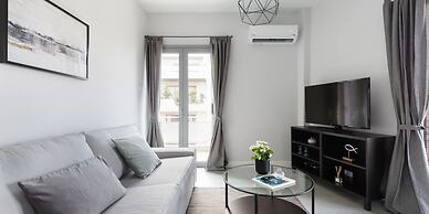 UPSTREET Minimal 2BD Apt-Lycabettus view