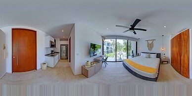 Modern Chic Studio With Panoramic Rooftop Pool, PANORAMIC A 201- By Sa