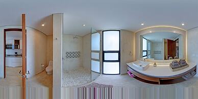 Modern Chic Studio With Panoramic Rooftop Pool, PANORAMIC A 201- By Sa