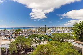 Spacious One Bedroom Harbor View Condos at Ilikai Marina With Private 