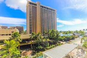 Spacious One Bedroom Harbor View Condos at Ilikai Marina With Private 