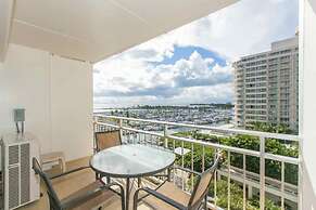 Spacious One Bedroom Harbor View Condos at Ilikai Marina With Private 
