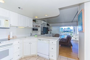 Spacious One Bedroom Harbor View Condos at Ilikai Marina With Private 