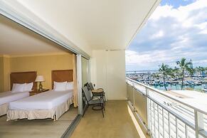 Spacious One Bedroom Harbor View Condos at Ilikai Marina With Private 