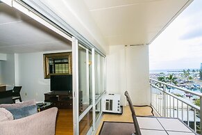 Spacious One Bedroom Harbor View Condos at Ilikai Marina With Private 