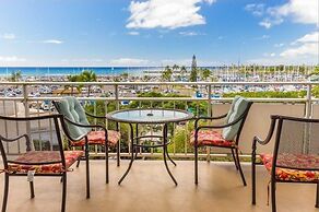 Spacious One Bedroom Harbor View Condos at Ilikai Marina With Private 