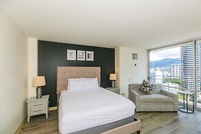 Ilikai Marina Studio City View Condos with Fully Equipped Kitchens & F