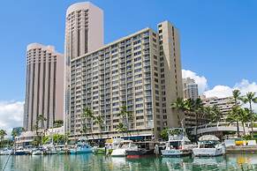 Ilikai Marina Studio City View Condos with Fully Equipped Kitchens & F