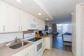 Ilikai Marina Studio City View Condos with Fully Equipped Kitchens & F