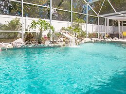 3 Bedroom Home With Private Screened Pool With Rock Waterfall Feature 