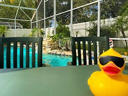 3 Bedroom Home With Private Screened Pool With Rock Waterfall Feature 