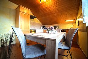 Ferienwohnung im Wald mit Kamin