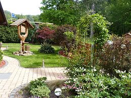 Ferienwohnung im Wald mit Kamin