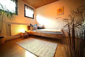 Ferienwohnung im Wald mit Kamin