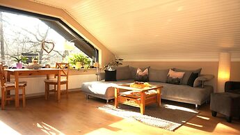 Ferienwohnung im Wald mit Kamin