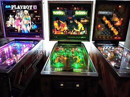 A house full of steel balls and games