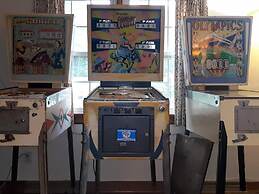 A house full of steel balls and games