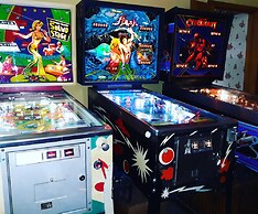 A house full of steel balls and games