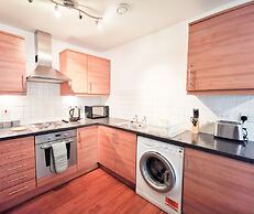 MK Hub Apartment with Oak Furniture