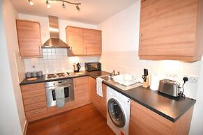 MK Hub Apartment with Oak Furniture