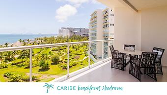 CARIBE Beachfront 2 BDR- Incredible Oceanview