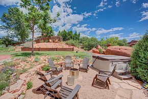 4BR Mtn Viewsgarden of the Godshot Tub, Firepit
