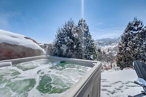 4BR Mtn Viewsgarden of the Godshot Tub, Firepit