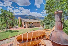 4BR Mtn Viewsgarden of the Godshot Tub, Firepit