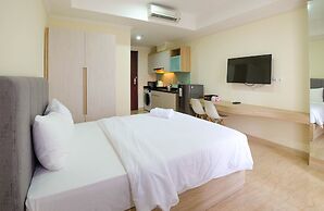 Comfy Studio Room with City View at Menteng Park Apartment