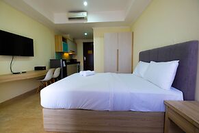 Comfy Studio Room with City View at Menteng Park Apartment