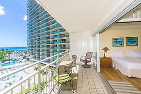 Ilikai Tower One Bedroom Lagoon View Waikiki Condos With Lanai & Free 
