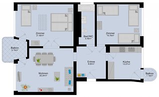 ZH Kreuzplatz I - Hitrental Apartment
