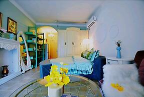 Avatar Green Queen Round Bed High Rise View Futian