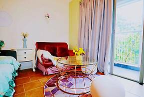 Avatar Green Queen Round Bed High Rise View Futian